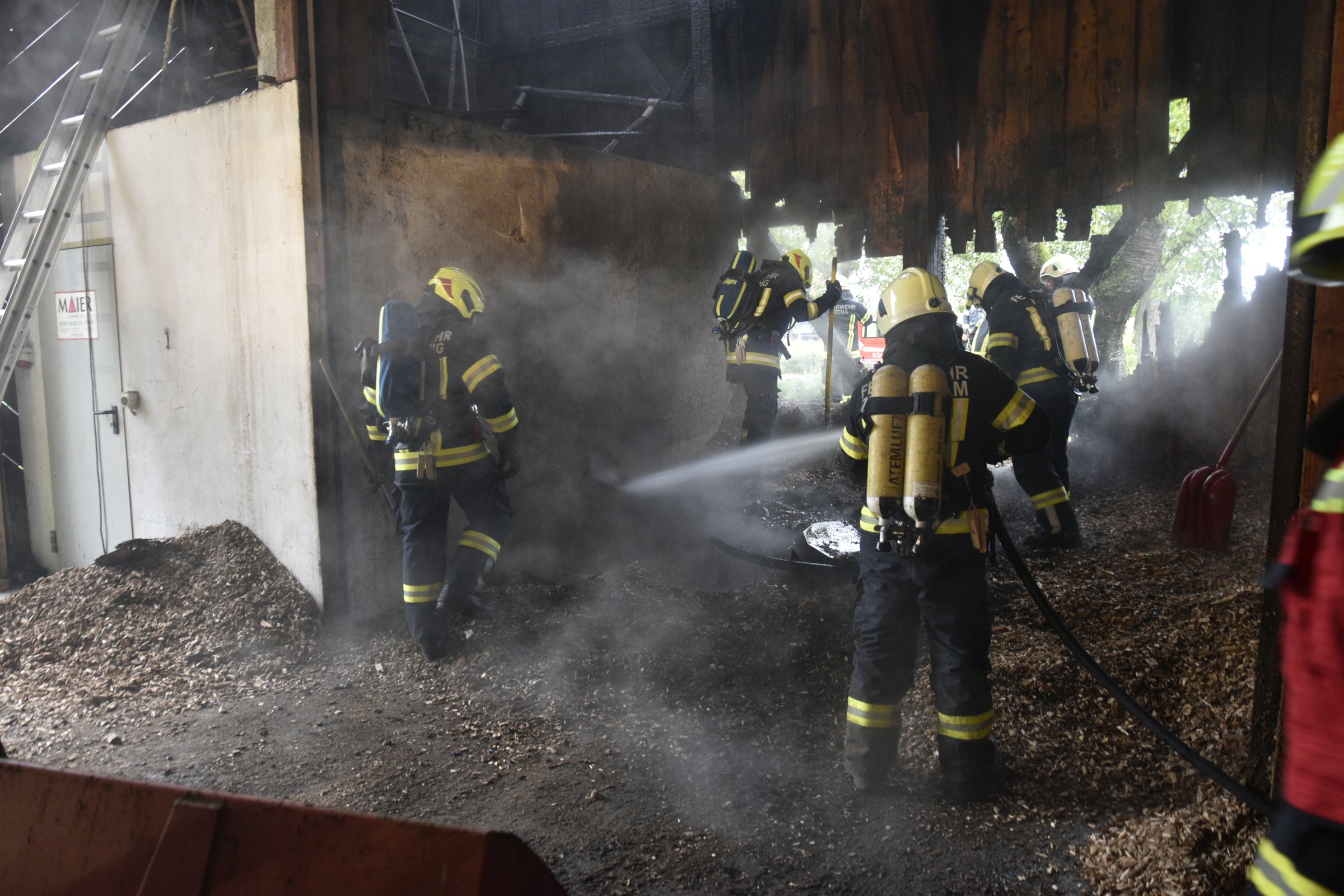 2023 09 19 FF Andorf Hackschnitzelheizungsbrand inZell an der Pram FFA6552