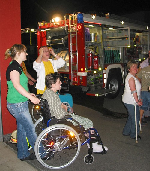 Besuch der Caritas bei der FF Andorf - 26  August 2008