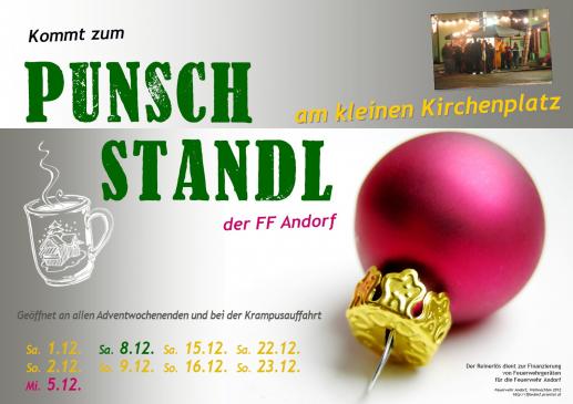 Punschstand am Kleinen Kirchenplatz - Adventszeit 2012