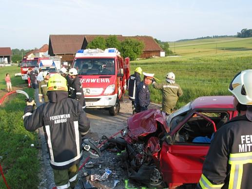 Schwerer Verkehrsunfall in Mörstalling Gem. Diersbach - 30.05.2012