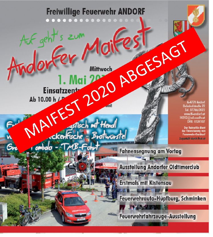 Maifest Abgesagt