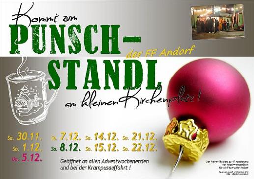 Punschstand am Kleinen Kirchenplatz - Adventszeit 2013